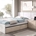 CABEZAL+ MESITA 2 CAJONES+ ARO CAMA 90X190+ 2 CAJONES BAJO CAMA - Imagen 1