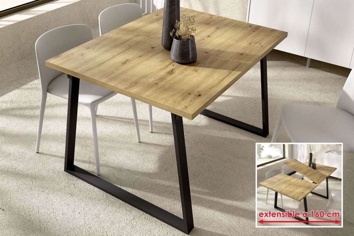 MESA EXTENSIBLE DE 120-160x90 cm - Imagen 1