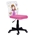 Silla escritorio infantil rosa - Imagen 1